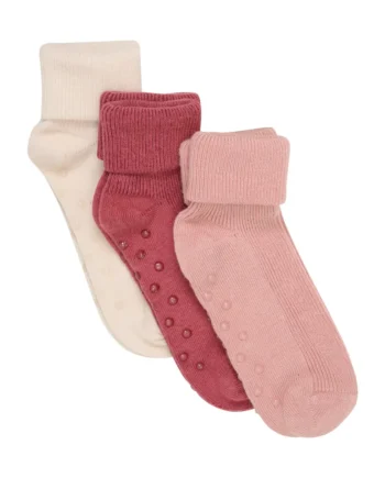 Baby Rib Strømper    Abs Mineral Red 11 14