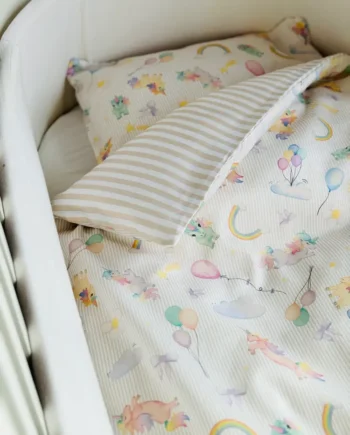 Baby Sengetøj  Unicorn Rose Beige 70x100 Cm