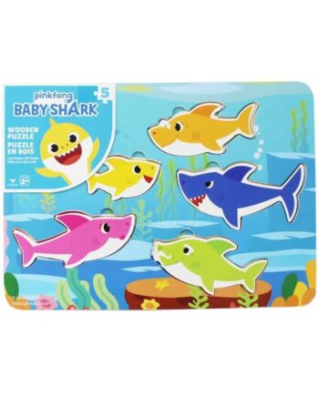 Baby Shark Træpuslespil