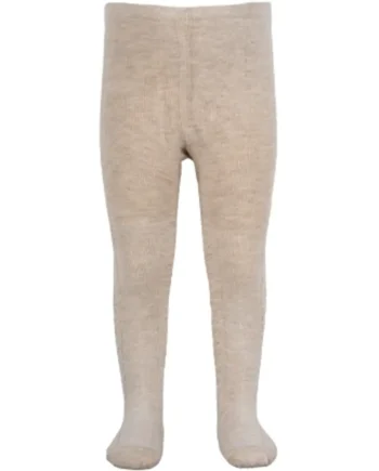 Bamboo Strømpebukser Off White Melange    -1y