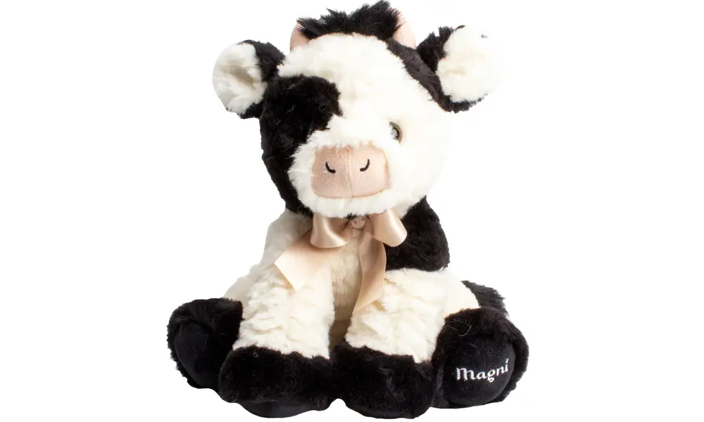 Bamse Ko Med Sløjfe 25 Cm