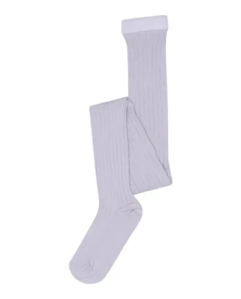 Basic Rib Strømpebuks Lavender Sky 80