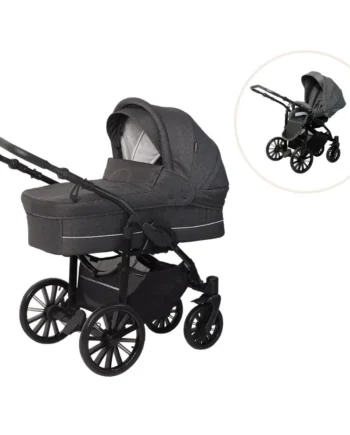 Nordic Lux Inkl  Klapvognssæde Dark Grey Melange