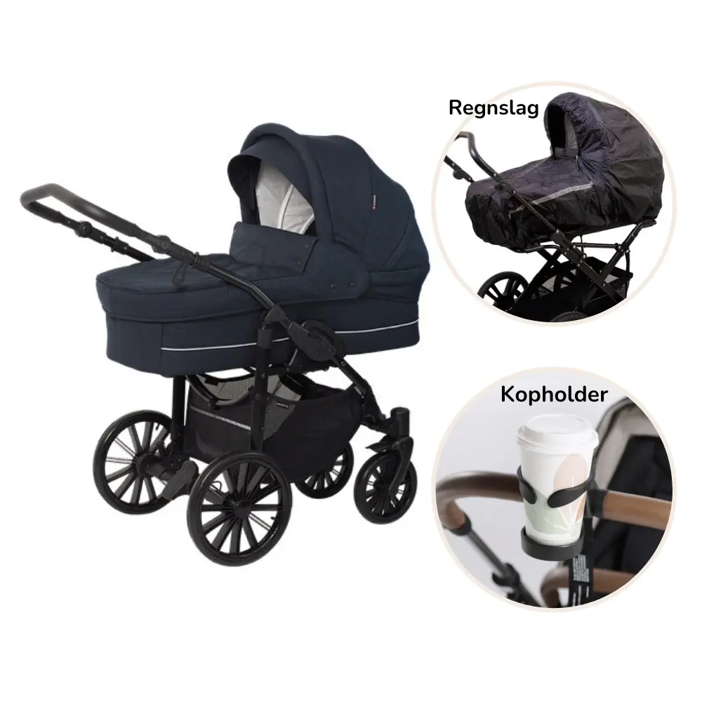 Nordic Lux Inkl Regnslag Og Kopholder Dusty Navy