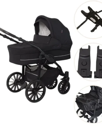 Basson Nordic Lux Barnevogn Pakke Dusty Black