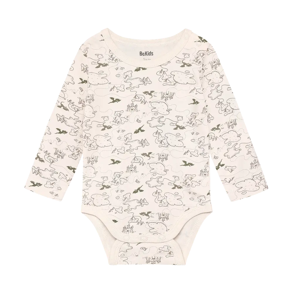 Bekids Langærmet Body White Sand 60