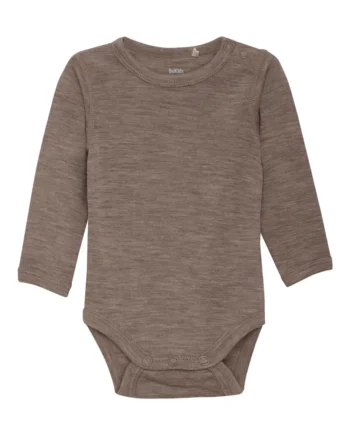 Uld Body Langærmet Solid Leafless Tree Melange 80