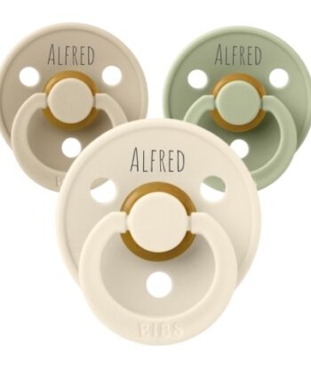 Bibs Colour  Str      -  Mdr    Rund Latex  Sutter Med Navn   -pak