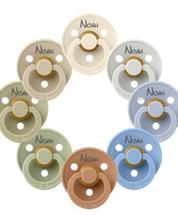 Bibs Colour  Str      -  Mdr    Rund Latex  Sutter Med Navn   -pak
