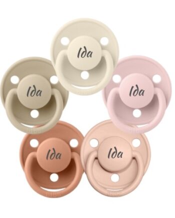 Bibs De Lux  Str      -  Mdr    Rund Latex  Sutter Med Navn   -pak