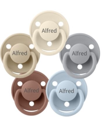 Bibs De Lux  Str        Mdr  Rund Latex  Sutter Med Navn   -pak