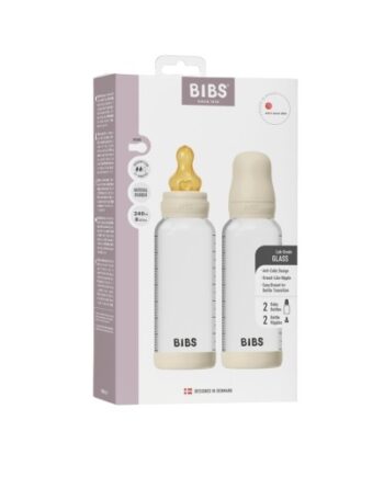 Bibs Glas Babyflaske  240 Ml   -pak Latex