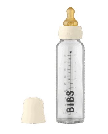 Bibs Glassutteflaske Latex 225ml Ivory