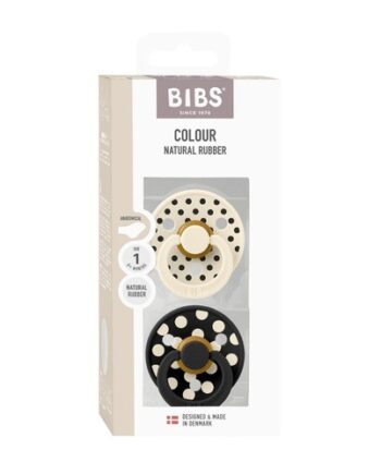 Bibs Studio Polka Dots Colour  -pak  Str      -  Mdr  Anatomisk Latex