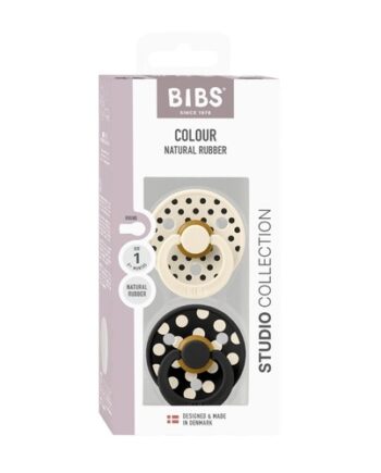 Bibs Studio Polka Dots Colour  -pak  Str      -  Mdr  Rund Latex