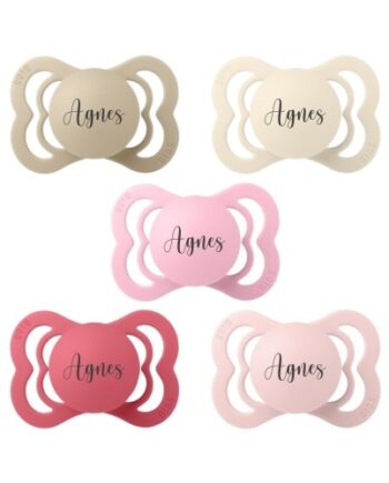 Bibs Supreme  Str      -  Mdr  Symmetrisk Latex  Sutter Med Navn    -pak