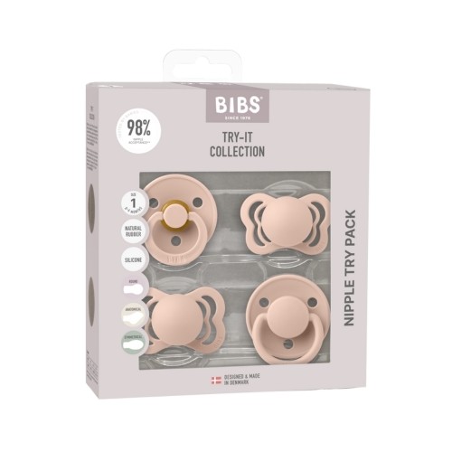 Bibs Try-it-collection  Str        Mdr  Blush