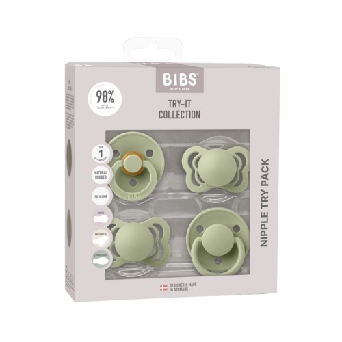 Bibs Try-it-collection  Str        Mdr  Sage