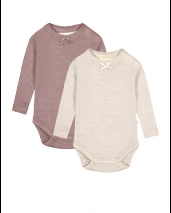 Body   1x1 Rib Med Knapper   100  Merino Uld  Oeko-texâ   -pak 56 Nature Lavender Melange