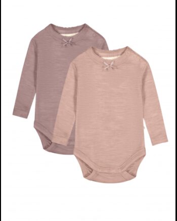 Body   1x1 Rib Med Knapper   100  Merino Uld  Oeko-texâ   -pak 56 Soft Rose Lavender Melange