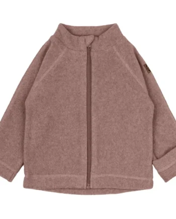 Bomuld Fleece Baby Jakke Burlwoodme   år