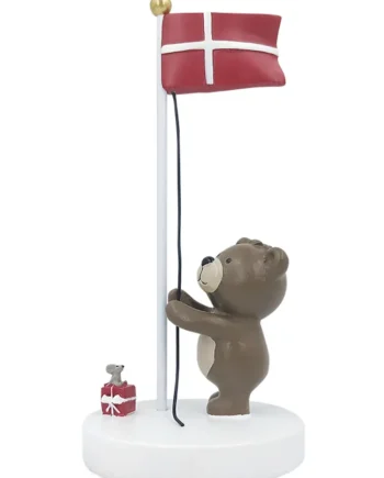 Bordflag  Bamse Med Mus Og Gave