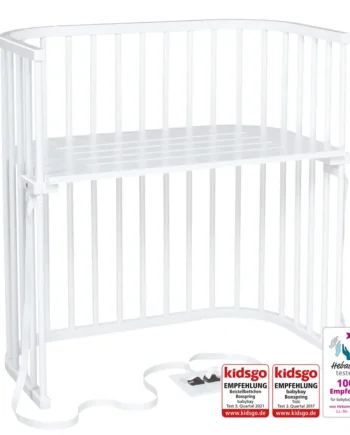Boxspring Bedside Crib Hvid