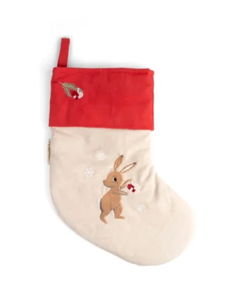 Broderet Jule Sok Wonderful Winter Hare