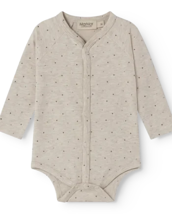 Bruno Langærmet Body Beige Mel Dot 62   Mdr