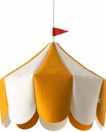 Buokids Cirkus Loftlampe Mustard Hvid
