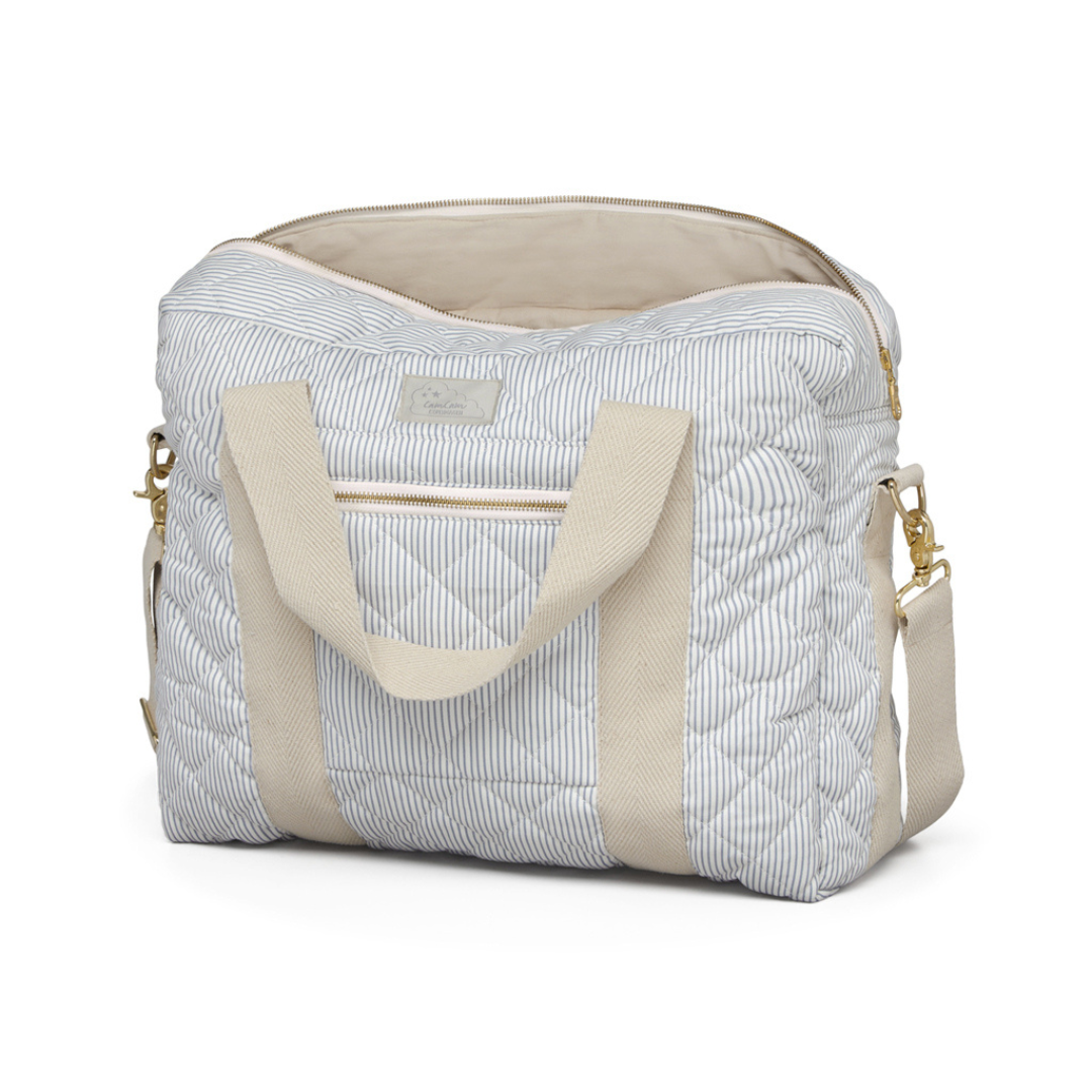 Cam Cam Copenhagen Pusletaske Til Barnevogn Classic Stripes Blue