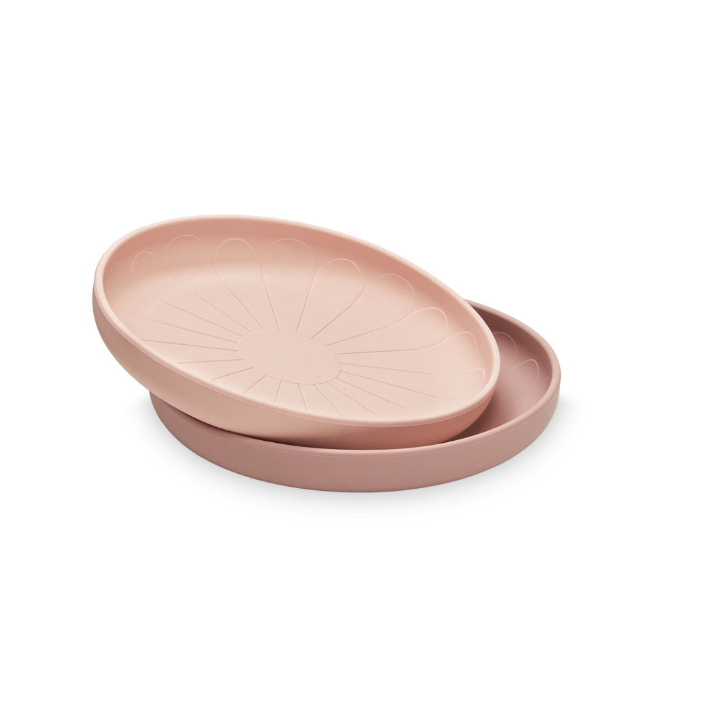 Cam Cam Copenhagen Regnbue Tallerkener   Pak Rose Mix
