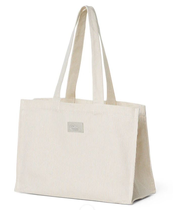 Cam Cam Copenhagen Tote Bag Classic Stripes Camel