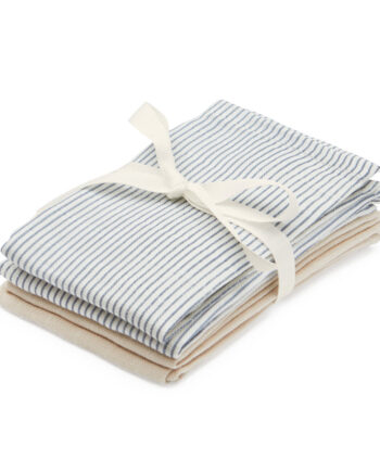 Cam Cam Copenhagen   Vaskeklude Classic Stripes Blue Mix