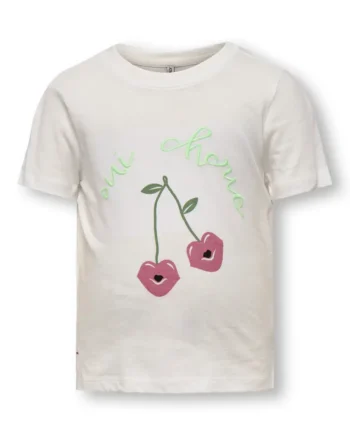 Candy Ss Printed Tee Clouddance 122