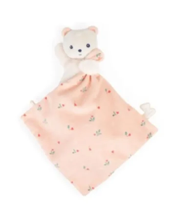 Carre Douceur Doudou Bear Leaves Of Love 17cm