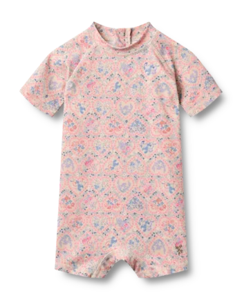 Cas Badedragt Pink Heart Flowers 62