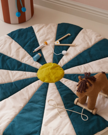 Cirkus Legetæppe   112 Cm Kid Apos   Concept Blå