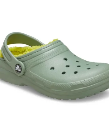 Classic Lined Clog   Moss 22 23