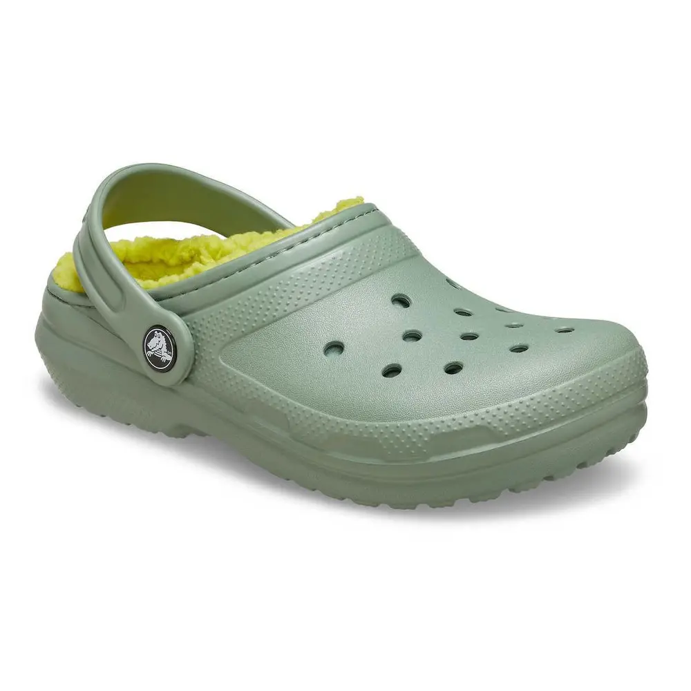 Classic Lined Clog   Moss 22 23