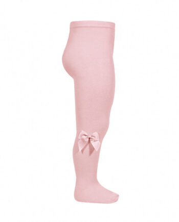 Condor Strømpebukser Med Sløjfe Pale Pink  -  Mdr