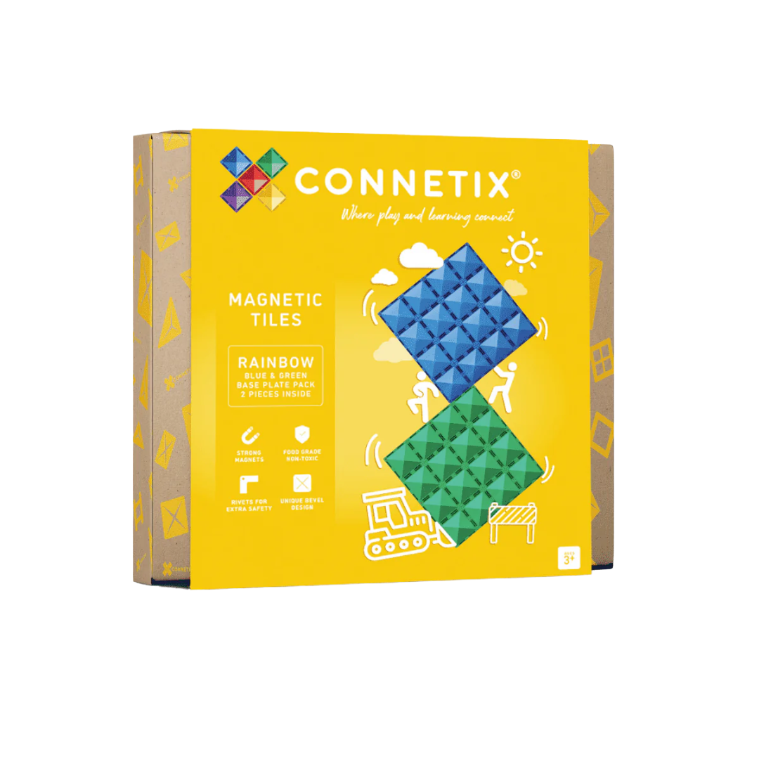 Connetix Base Plate Stk Grøn Blå