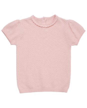 Copenhagen Colors Margueritte Strik  -shirt Dusty Rose 86 Cm