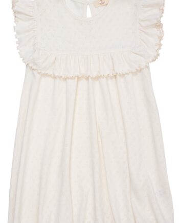 Copenhagen Colors Pointelle Hjerte Kjole Cream 92 Cm