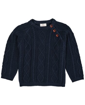 Copenhagen Colors Strik Bluse Navy 80 Cm