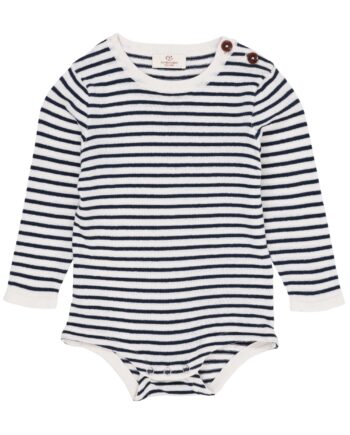 Copenhagen Colors Strik Body Med Striber Cream Navy 50 Cm