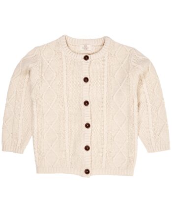 Copenhagen Colors Strik Cardigan Cream 50 Cm
