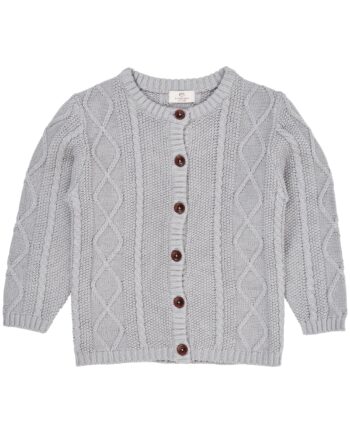 Copenhagen Colors Strik Cardigan Dusty Blue 50 Cm