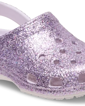Crocs Classic Chunky Glitter Clog   Grape Ice 24 25
