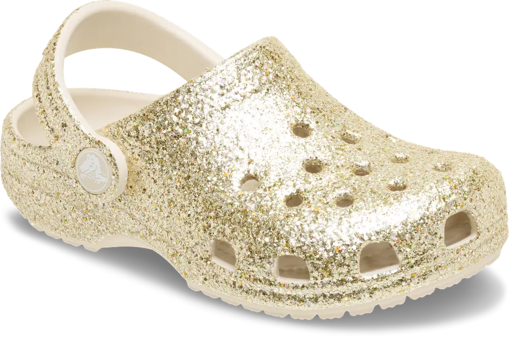 Classic Chunky Glitter Clog   Sandstone 25 26